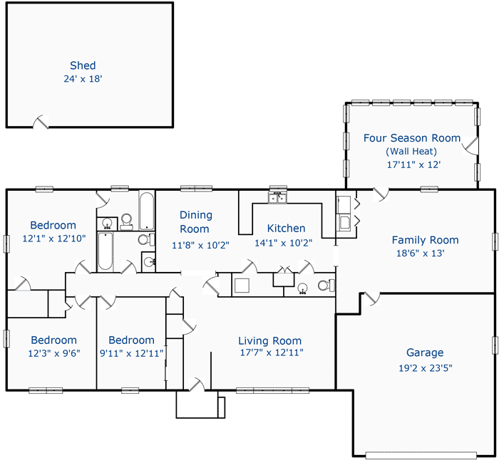 , ,  Floorplan